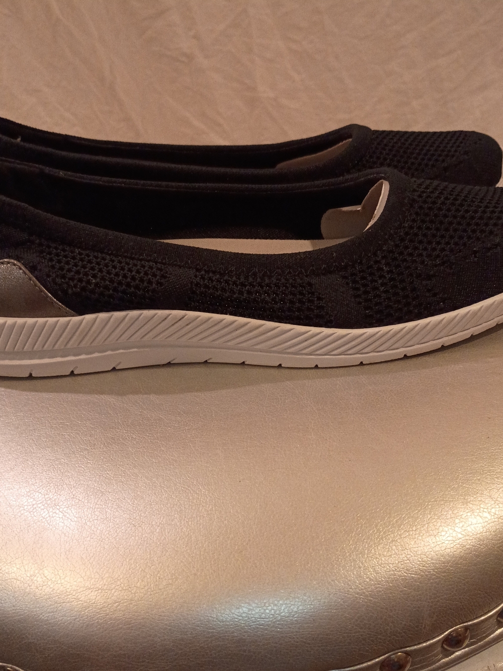 NWT! Easy Spirit Women's Size 12 Glitz 2 Slip On Flats - Picture 10 of 12